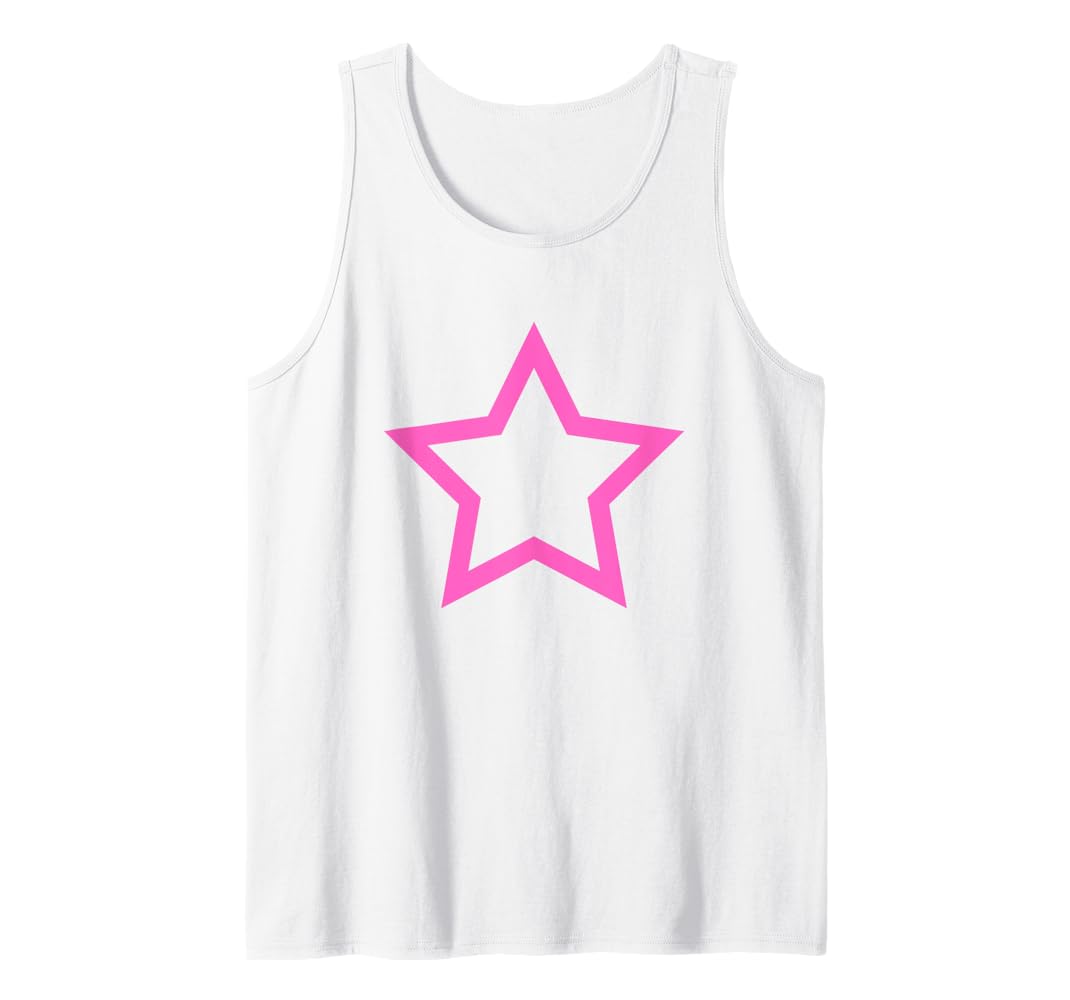Amazon.com: Pink Star Retro Y2k Aesthetic Tank Top